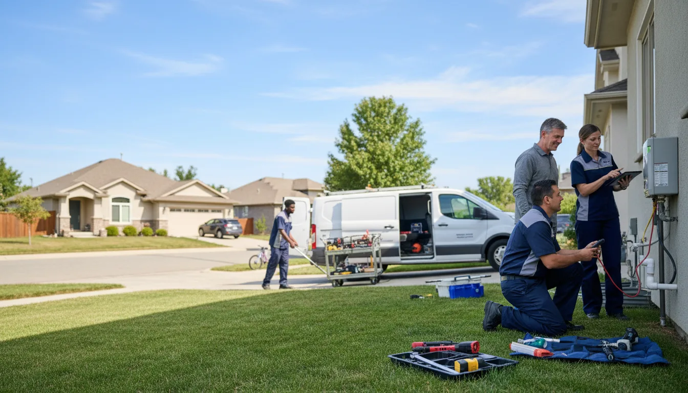 Tankless water heater service in Secor, IL
